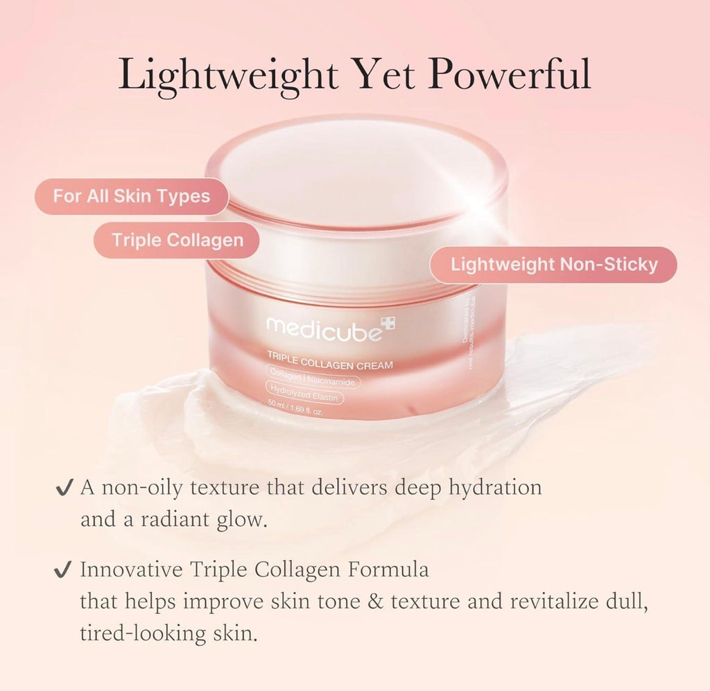 Triple Collagen Cream - Creme de rosto hidratante e refirmante